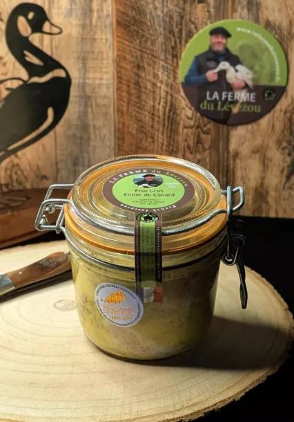 Nos foie gras cuit en bocal médaillé | LA FERME du Lévézou