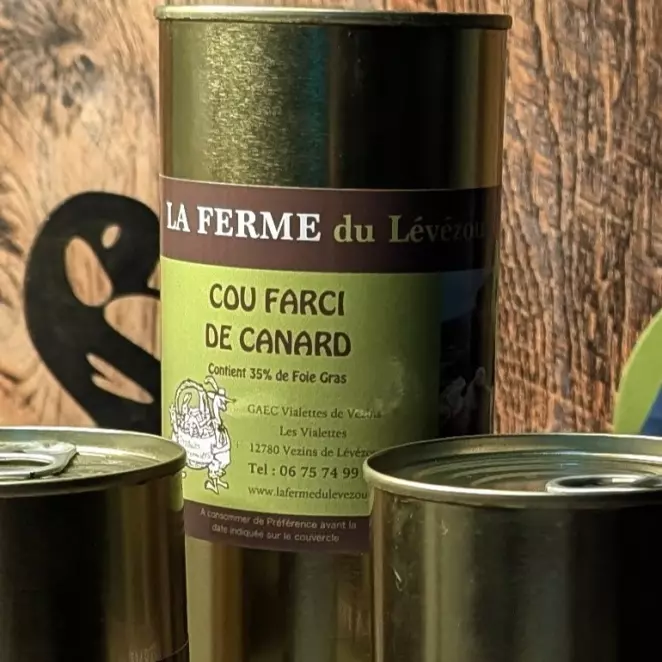 <div>Cou Farci de Canard au Foie Gras (35%) - LA FERME du Lévézou | Artisanal & Raffiné  </div>