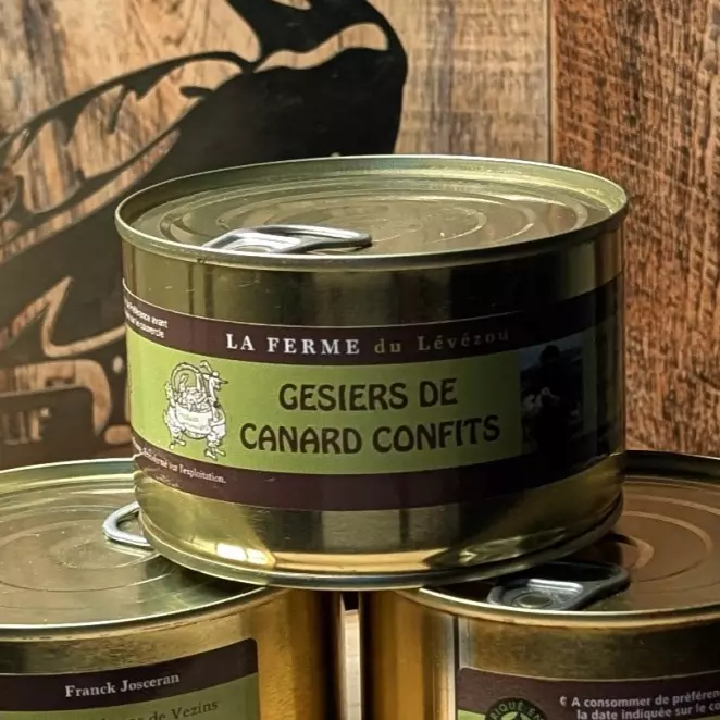 <div>Gésiers de Canard Confits - Ferme du Lévézou | Artisanal & Local  </div>