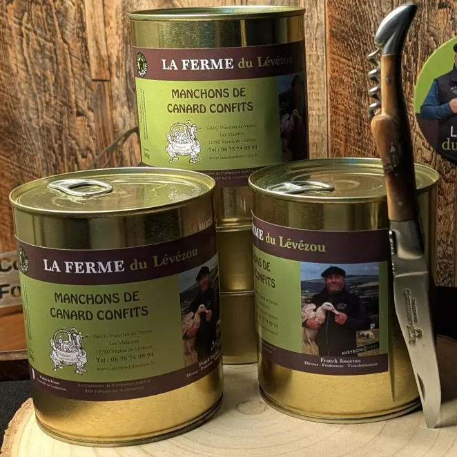 <div>Manchons de Canard Confits - LA FERME du Lévézou | Artisanal & Local  </div>