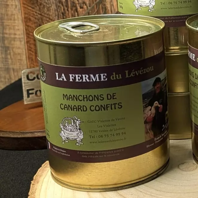 <div>Manchons de Canard Confits - LA FERME du Lévézou | Artisanal & Local  </div>