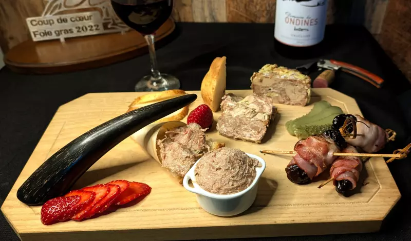 Pâté de Canard au Foie Gras en planche apéritive