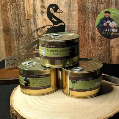 Cœurs de Canard Confits - Ferme du Lévézou | Artisanal & Local 