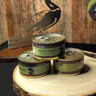 Pâté de Canard au Foie Gras (35%) - LA FERME du Lévézou | Artisanal & Local 