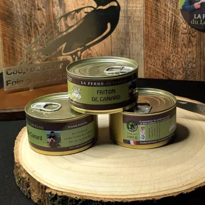 Friton de Canard Artisanal - Ferme du Lévézou | Terroir & Qualité 